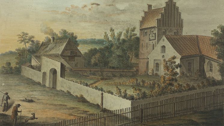 Søllerød Kirke ca. år 1800