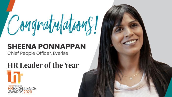 Everise CPO Sheena Ponnappan awarded ‘HR Leader of the Year 2020’