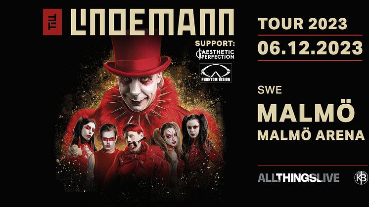 TILL LINDEMANN till Malmö Arena i december!