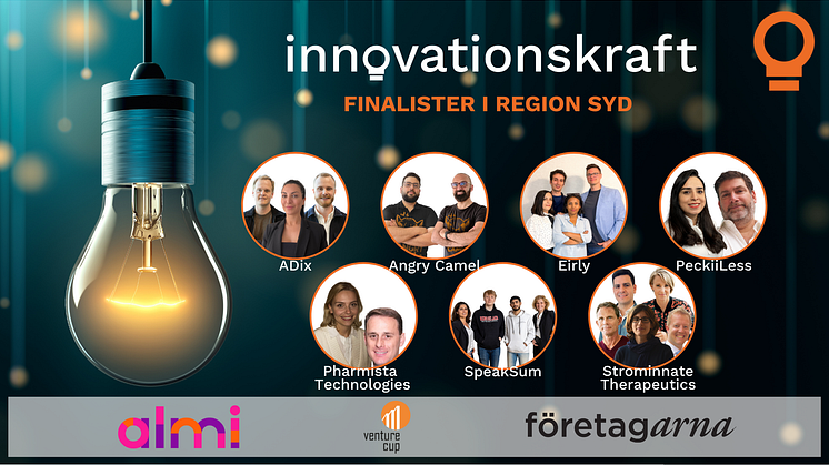 Möt finalisterna i vårens omgång av Innovationskraft Syd 2022