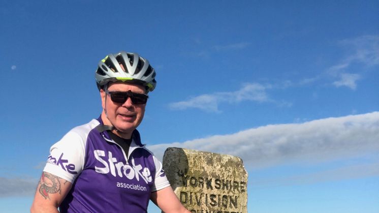 ​Calderdale man takes on 100 mile cycle each month for Stroke Association