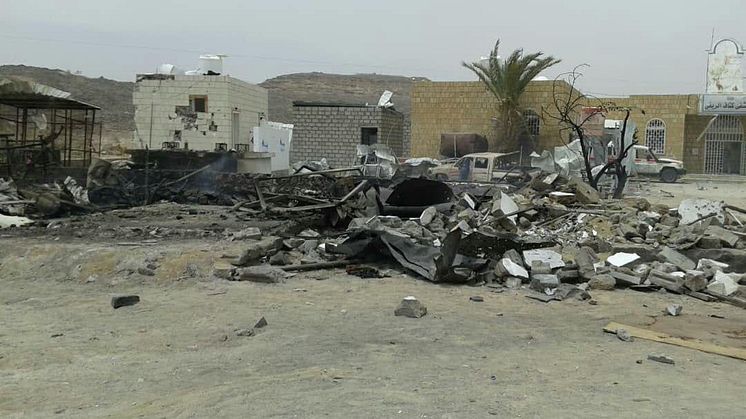 Jemen: Sjukhus som stöds av Rädda Barnen har bombats