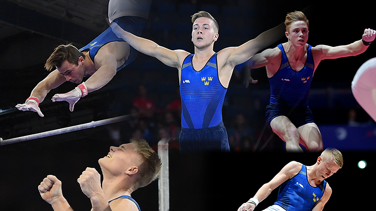 Fem gymnaster till EM i manlig artistisk gymnastik