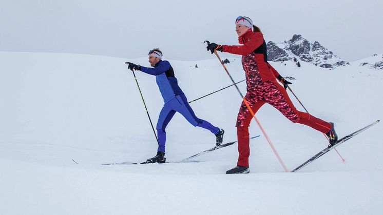 No matter what your skiing style, you will most certainly not go unnoticed on the cross-country trail with these styles.