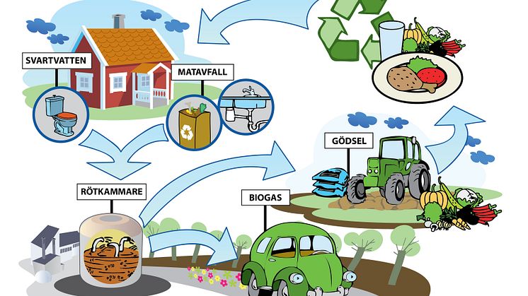 NSVA medverkar i studie av hållbara system för biogas från avlopp och matavfall i H+området