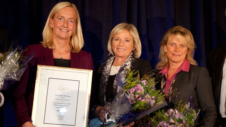 Styrelseproffset Cecilia Daun Wennborg vann Gabrielsen Award