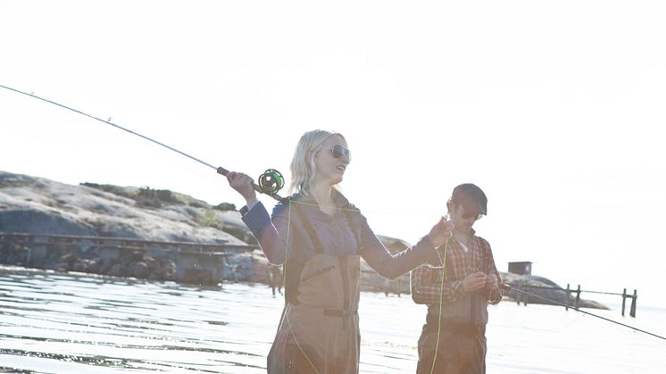 Fler kvinnor väljer fritidsfiske som hobby - det visar ny officiell statistik från HaV. Fotograf: Maja Stina Nylander. 
