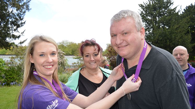 Survivors take a Step Out for Stroke in Liverpool alongside DJ Kev Seed
