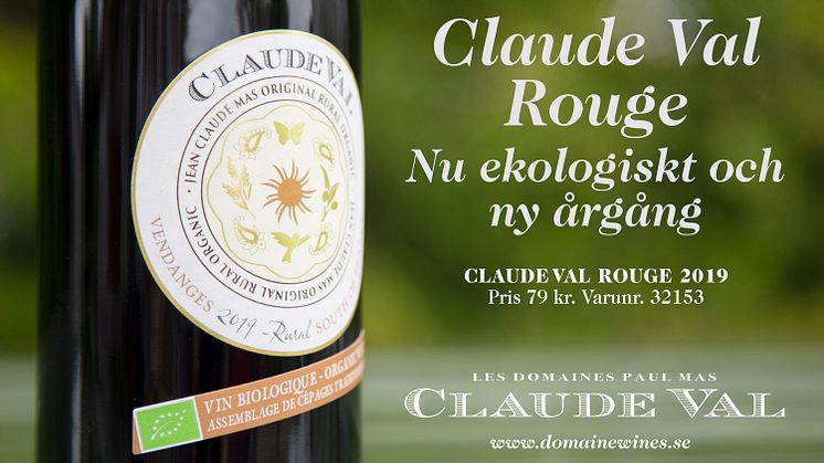 ​Claude Val Rouge konverterar till ekologisk odling i Languedoc.
