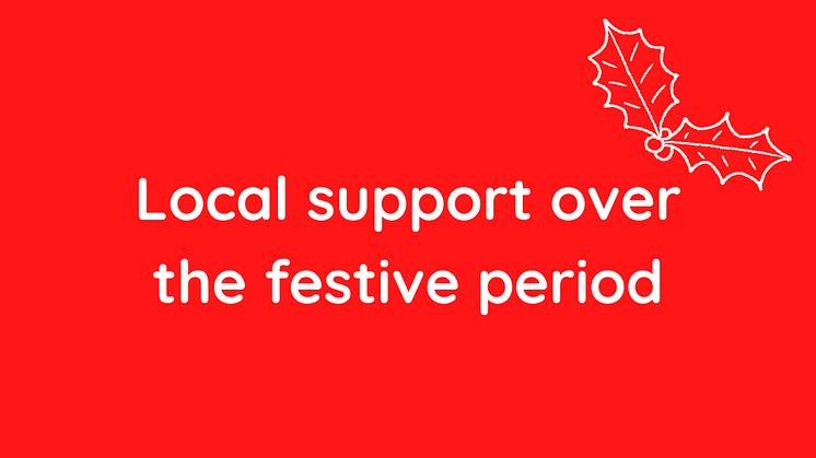 Local support over the festive season