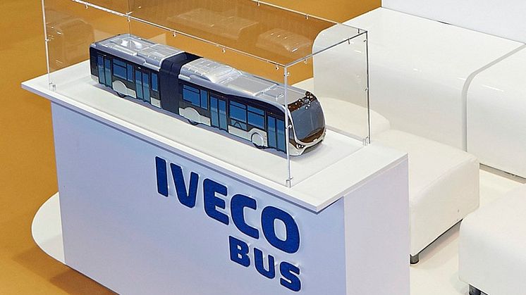 Iveco Bus at Cité du Design in Saint-Etienne for a traveling exhibition “Around Autofiction”