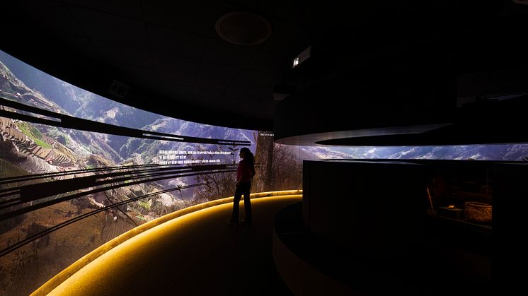 360-graders film i utställningen ""We Are Seediq". Foto: Karl Zetterström