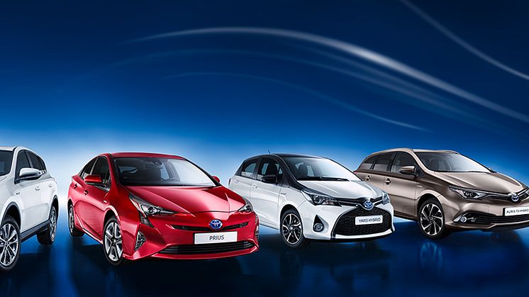 Toyota Motor Europe solgte nær en halv million selvladende hybrid-elektriske biler i 2018 