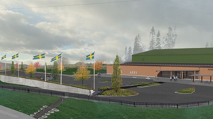 Med gemensam kraft - första grävtaget och spadtagen för en ny idrottshall i Härnösand