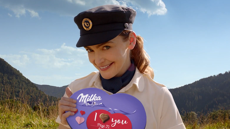 Z Milka valentýnské kampaně