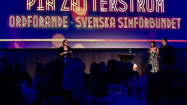 Pia Zätterström, ordförande Svenska Simförbundet. Foto: Linnea Lindberg