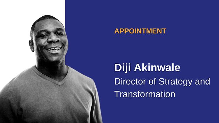 Diji Akinwale, Director of Strategy and Transformation