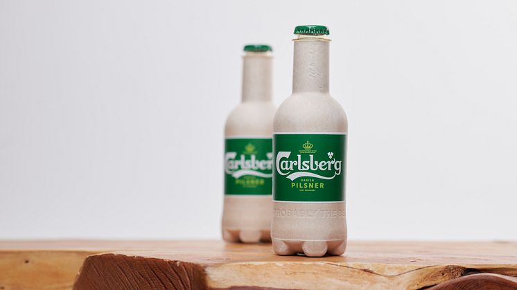 Carlsberg testlanserar biobaserad och helt återvinningsbar ölflaska