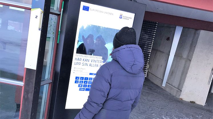 Tavla vid skidstadion i Östersund lyfter EU-satsning