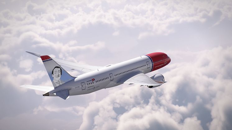 Harvey Milk takes to the skies as Norwegian’s latest tail fin hero