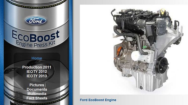 FORD ECOBOOST 1,0 - INTERNATIONAL ENGINE OF THE YEAR 2013 