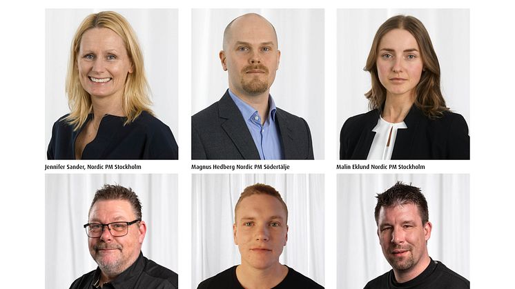 Sex nya medarbetare välkomnas till Nordic PM