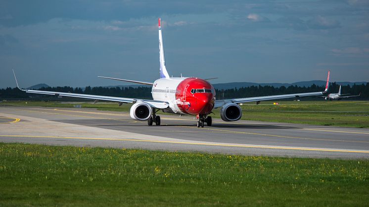 Stark trafiktillväxt och god kabinfaktor för Norwegian i juni