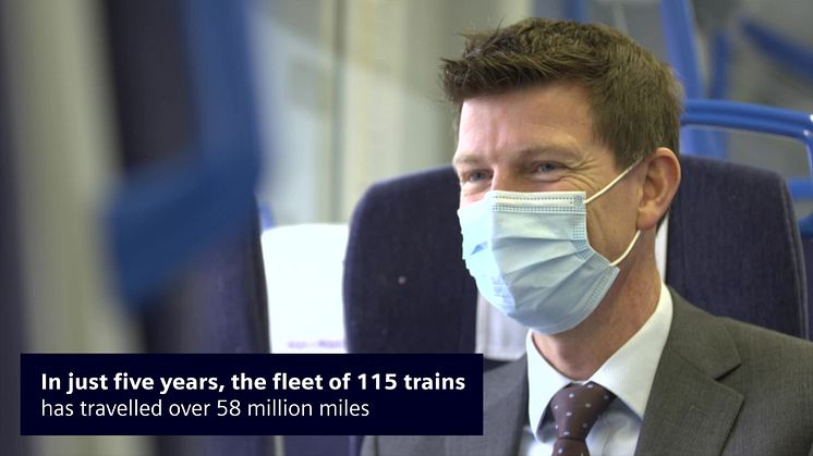 Class 700 Thameslink train five year anniversary