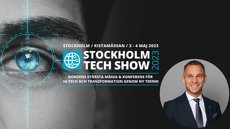 Stockholm Tech Show med Erik Slottner som talare på konferensen. 