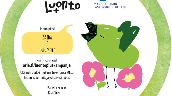 Arla Luonto+ lintukaveri Saida 9 Oulu/Kello
