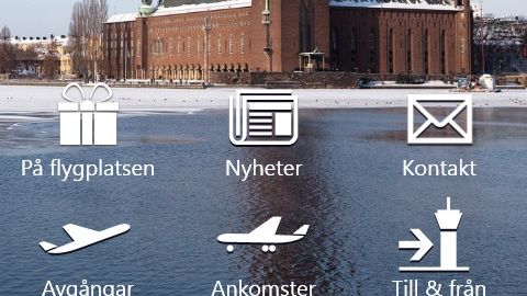 Swedavias flygplatsapp för Windows Phone 8 och Windows 8 