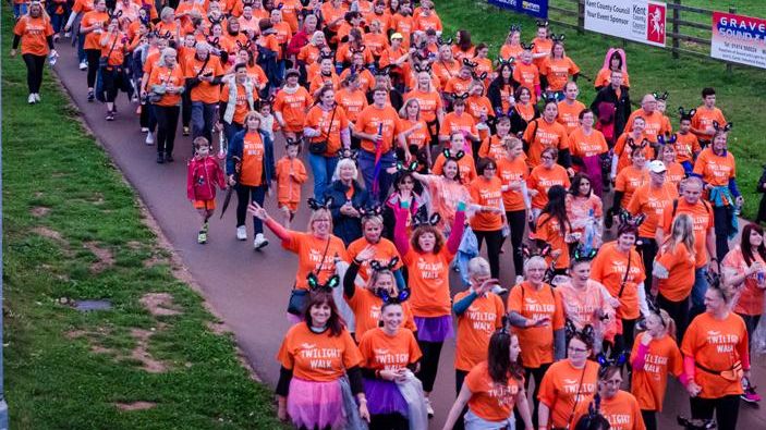 Celebrity support as record numbers turn out for Twilight Walk!