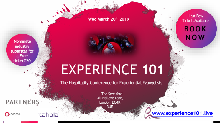 Experience 101 - The Hospitality Conference for Experiential Evangelists
