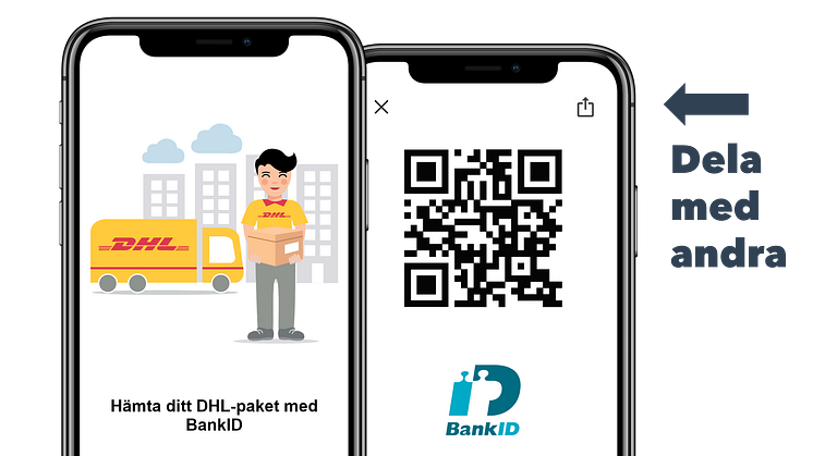 DHL och Unifaun förenklar paketuthämtning med mobilt BankID i appen Mina Paket