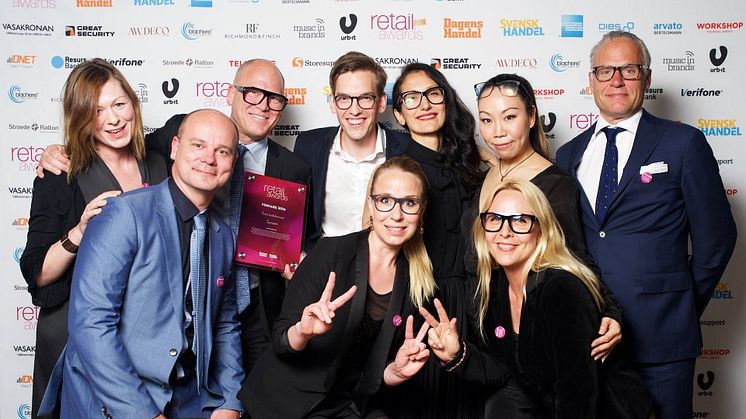 Synsam vinnare av årets butikskoncept i Retail Awards 2016