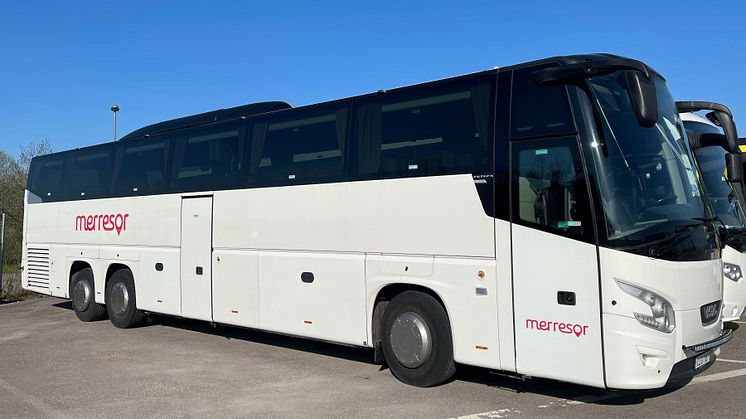 SGS bussen startar upp under nytt namn – Merresor Express  