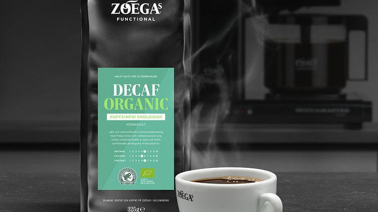 Zoégas lanserar Decaf Organic – Njut av mörkrostat kaffe oavsett tillfälle