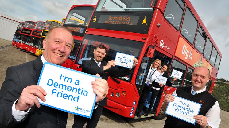 Go North East wins Silver Inclusive Tourism Awards for initiatives such as Dementia Friends
