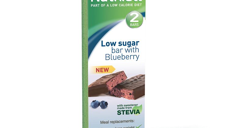 2 pack Low sugar bar with Blueberry