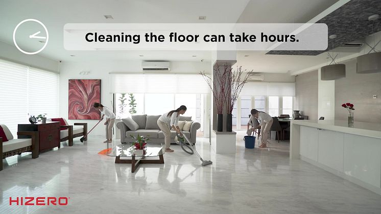 Hizero BionicFloor vacuums, mops and dries hard floors