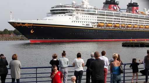 Disney Magic on the Tyne. Picture courtesy of Evening Chronicle.