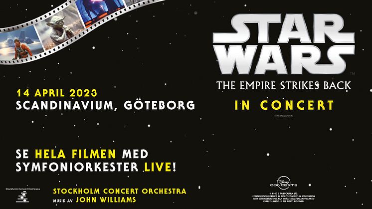 Star Wars Live in Concert tillbaka på Scandinavium 2023