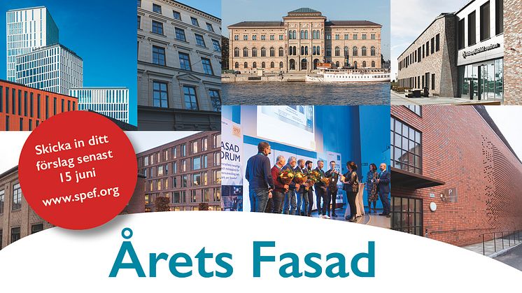Har ditt projekt Årets Fasad? Tidigare vinnare 2015-2019 - www.spef.org/vinnare-arets-fasad/