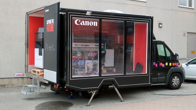 Canons mobila showroom besöker 25 orter i Sverige
