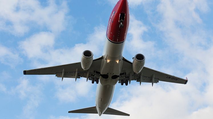 Norwegian med passagerartillväxt och hög kabinfaktor i april 