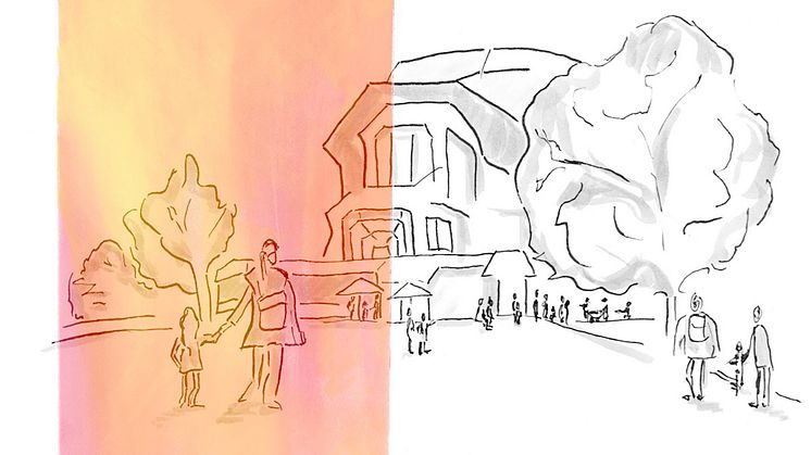 Motiv des Flyers zum Familien-Festival am Goetheanum (Zeichnung: Sina Lux)