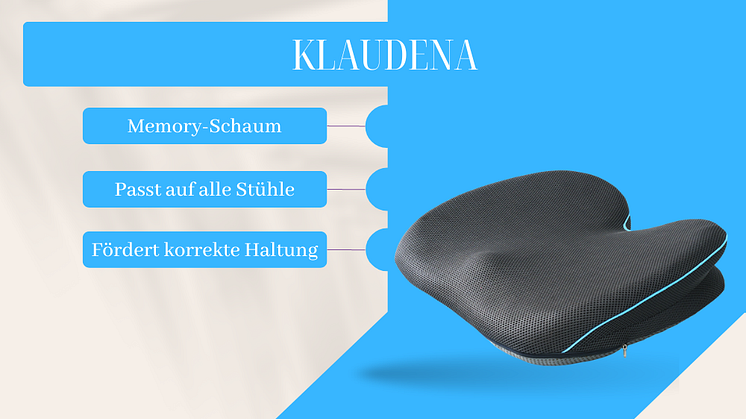  Klaudena  Office Chair Cushion for Tailbone Pain