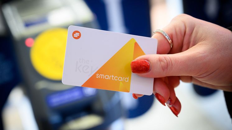 The Key smartcard - now available for free at all ticket offices