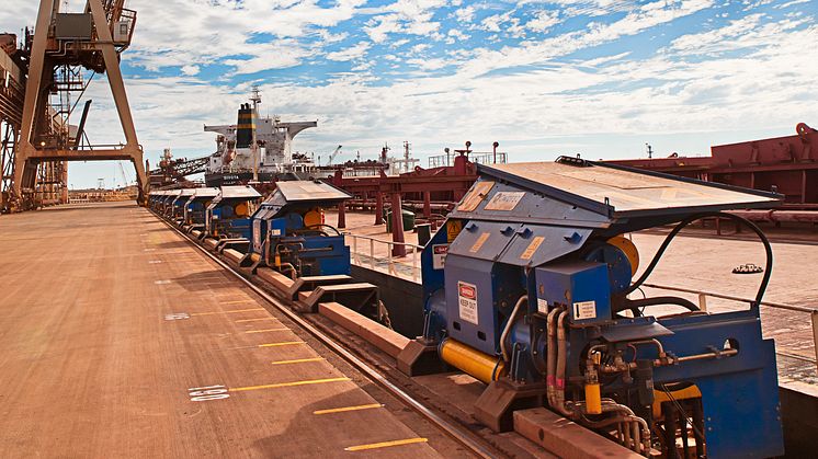 Mooring out of this world? MoorMaster™  automated mooring units at Port Hedland Western Australia #cavotec #ports