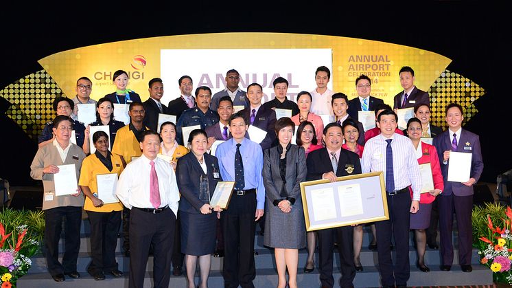 Changi Airport bestows top honours on airport community  for service excellence 